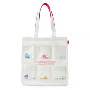 Sanrio Characters Tote Bag With Pocket Characters Design